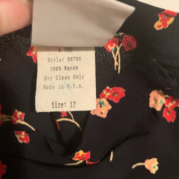 Clifford Willis Floral Print Skirt - Picture 4 of 5